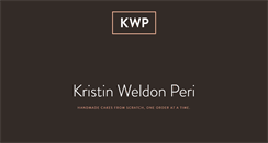 Desktop Screenshot of kristinweldonperi.com