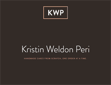 Tablet Screenshot of kristinweldonperi.com